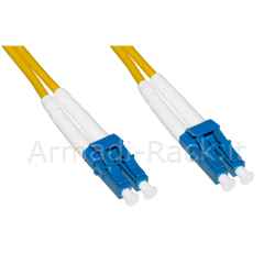 Cavo fibra ottica lc a lc singlemode duplex 9/125 mt.0,5