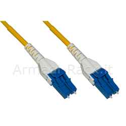 Cavo fibra ottica lc a lc singlemode duplex 9/125 mt.3 uniboot