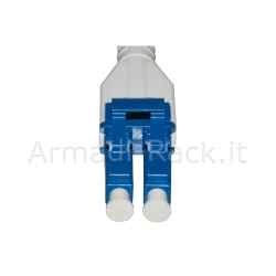 Cavo fibra ottica lc a lc singlemode duplex 9/125 mt.5 uniboot