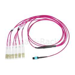 Cavo fan-out fibra ottica mpo maschio 12 fibre om4 lszh con 12 connettori lc mt 2