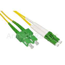 Cavo fibra ottica apc lc a apc sc singlemode duplex mt.10