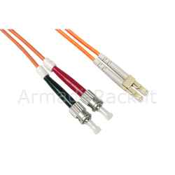 Cavo fibra ottica lc a st multimode duplex om2 50/125 mt.1