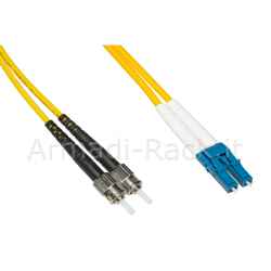 Cavo fibra ottica lc a st singlemode duplex upc mt.1