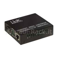 Convertitore fibra ottica 10/100/1000 con modulo sfp