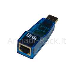Adattatore usb 2.0 - rete rj45 10/100