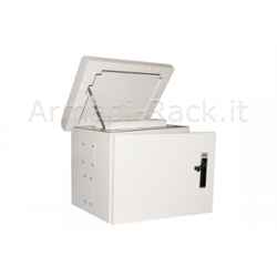 Armadio 19" 6u esterno ip66 installazione su palo con ventole