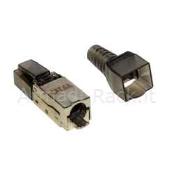 Connettore 8 Poli Cat 6A Schermato Rj45 Tooless