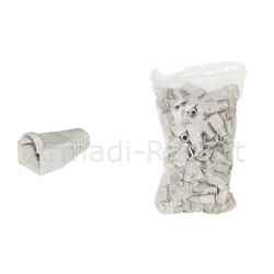 Confezione 100 copriconnettori 6mm per plug rj45 8 poli cavo cat 5e- 6 grigio