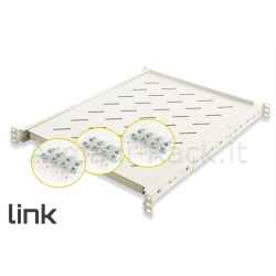Ripiano allungabile da 560 a 1023 mm per armadi rack fino a 1200 mm colore grigio chiaro