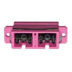 Adattatore fibra ottica sc/sc multimode duplex om4
