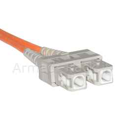 Cavo fibra ottica sc a sc multimode duplex om2 50/125 mt.10