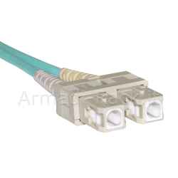 Cavo fibra ottica sc a sc multimode duplex om3 50/125 mt.2