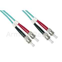 Cavo fibra ottica st a st multimode duplex om3 50/125 varie lunghezze