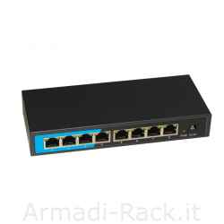 Switch rete 8 porte gigabit 10/100/1000 rj45