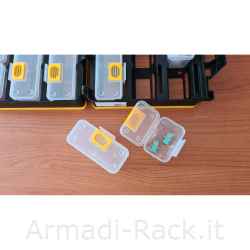 Valigetta 12 compartimenti estraibili per attrezzi, minutera, ecc misure (lxpxa) 30x28x15