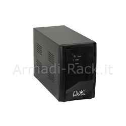 Gruppo di continuità line interactive pwm 1200 va 720 watt con 4 prese, cavo spina italiana