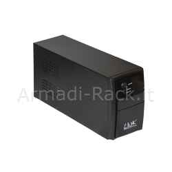 Gruppo di continuità line interactive pwm 800 va 480 watt con 2 prese, cavo spina italiana