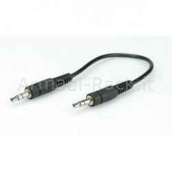 Cavetto cm 20 connettori 3,5 mm. stereo maschio/maschio