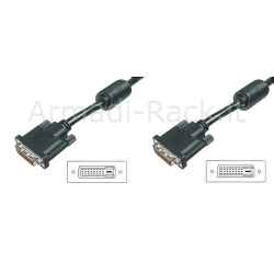 Cavo Dvi per Monitor - Dvi-D 24+1 Maschio/Maschio Dual Link Mt. 3 (Ak 621N-3)