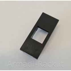 Adattatore portafrutto vimar linea nero