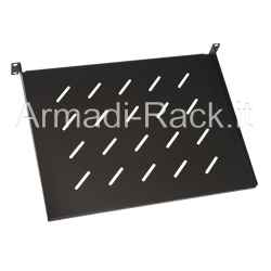 Ripiano per armadi rack 19 pollici, occupa un unità rack, profondo 350 mm, colore nero RAL9005 (DN-19 TRAY-1-350SW)