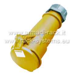 Presa volante mennekes 2p+t 115v 16a ip44