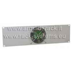 Pannello ventilante a 1 corpo (circolazione forzata di 3,2 metri cubi di aria al minuto) colore grigio chiaro RAL7035