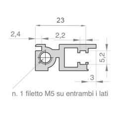 Profilo anteriore ridotto, varie lunghezze