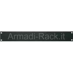Pannello rack cieco 19" 1 unità