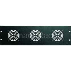 Pannello rack 19" 3 unità per la ventilazione attiva