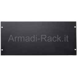 Pannello rack cieco 19" 4 unità