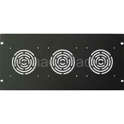 Pannello rack 19" 5 unità per ventilazione attiva