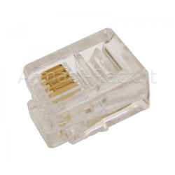 Connettore Plug Telefonico 4 Conduttori 6 Posizioni 6P4C (A-Mo 6/4 Sf)