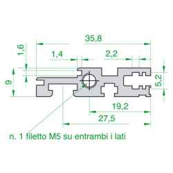Profilo Poster 84T 3 For+10 Mm