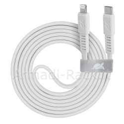 Cavo ricarica piatto type-c / lightning 1,2m bianco