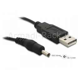 Cavo alimentazione usb connettore dc 3.5 x 1.35 mm. mt 1,50