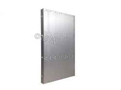 Parete laterale completa di flangia per subrack 9 unità profondi 239,2 mm per schede da 220 mm