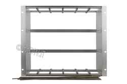 Subrack portamoduli a pareti composte 1 x 9U 84HP per schede P=160 con connettori ad inserzione diretta o su backplane
