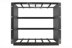 Subrack portamoduli a pareti composte 1 x 9U 84HP per schede P=220 con connettori ad inserzione diretta o su backplane