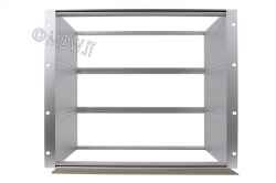 Subrack portamoduli a pareti composte 1 x 9U 84HP per schede P=280 con connettori ad inserzione diretta o su backplane