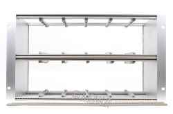Subrack portamoduli 6U (2 x 3U) 84HP x 178 per schede P=160 con connettori ad inserzione diretta o su backplane