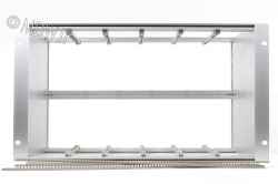 Subrack portamoduli a pareti composte 1 x 6U 84HP per schede P=450 con connettori