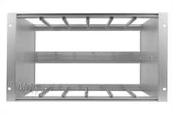 Subrack portamoduli 1 x 6U 84HP x 239 per schede P=220 con connettori ad interasse di fissaggio di 90 mm secondo standard DIN 41612, IEC...