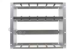 Subrack portamoduli 9U (1 x 3U + 1 x 6U) 84HP x 175 per schede P=160 con connettori ad interasse di fissaggio di 90 mm secondo standard DIN...