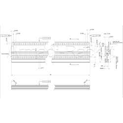 Profilo anteriore per inseritore / estrattore e schermature EMC - CPCI 84TE