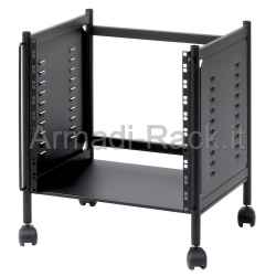 Modulo base 10 unità rack 19" con ruote