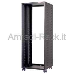 Mobile professionale rack 19” da 30 unità, profondità 50 cm. finitura nera