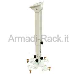 Supporto universale professionale telescopico (57-90 cm), da soffitto per video proiettori