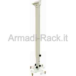 Supporto universale professionale telescopico (90-150 cm), da soffitto per video proiettori