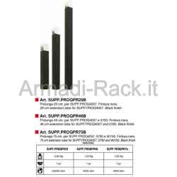 Prolunga 29 cm. per supp.proq4057. finitura nera